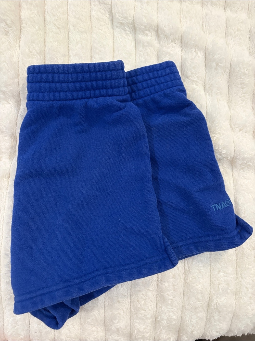 TNA Royal Blue Fleece Shorts